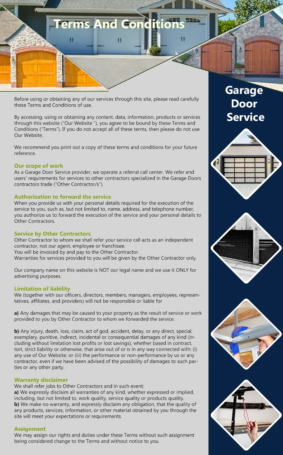 Trust Garage Door Indianapolis, IN 317-644-0257